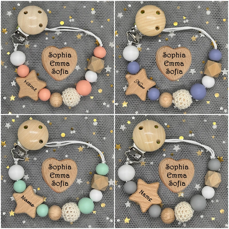 Klip Rantai Empeng Bayi Kayu B - Baby Food Teether ulasan dan harga