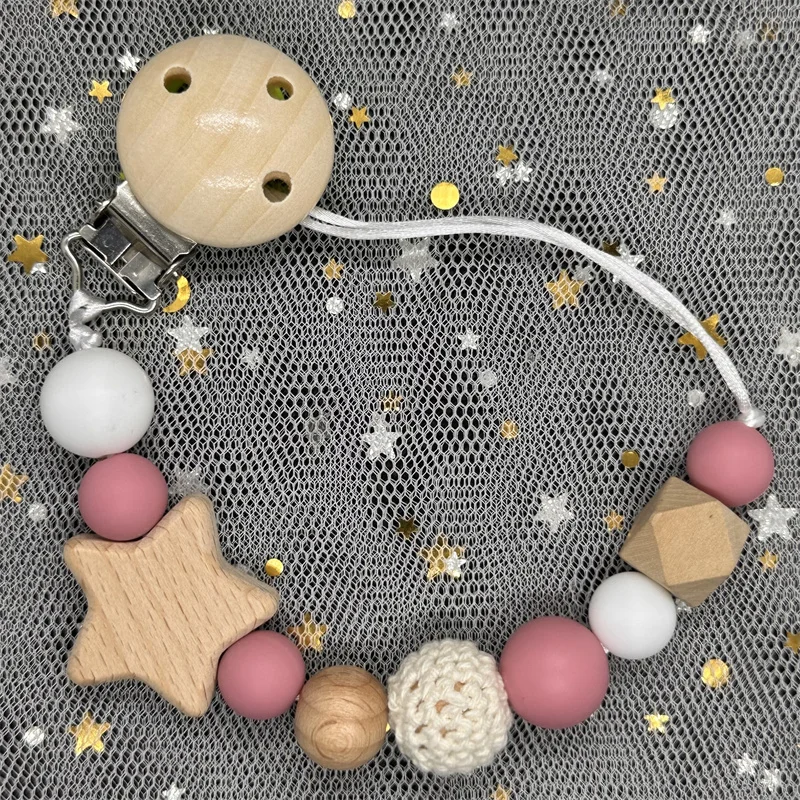 Klip Rantai Empeng Bayi Kayu B - Baby Food Teether ulasan dan harga