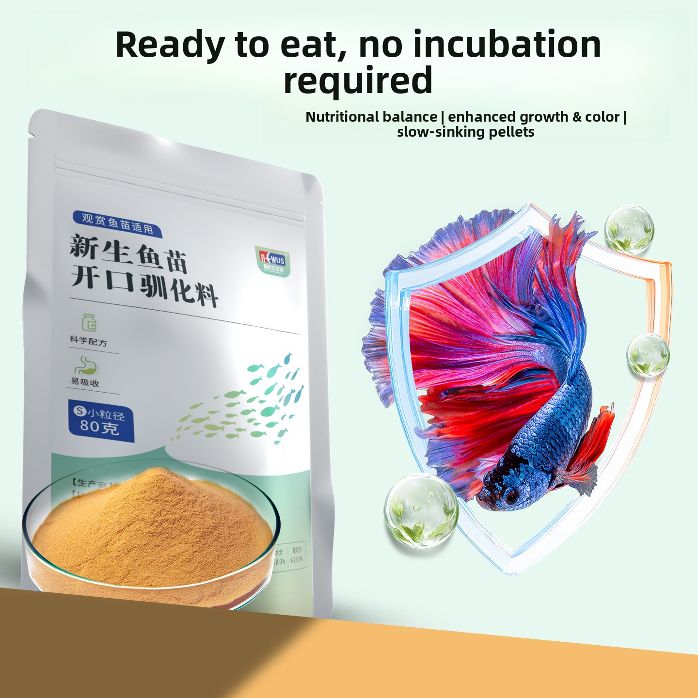Pakan Ikan Bayi Eunison Micro  - Baby Food With Protein ulasan dan harga