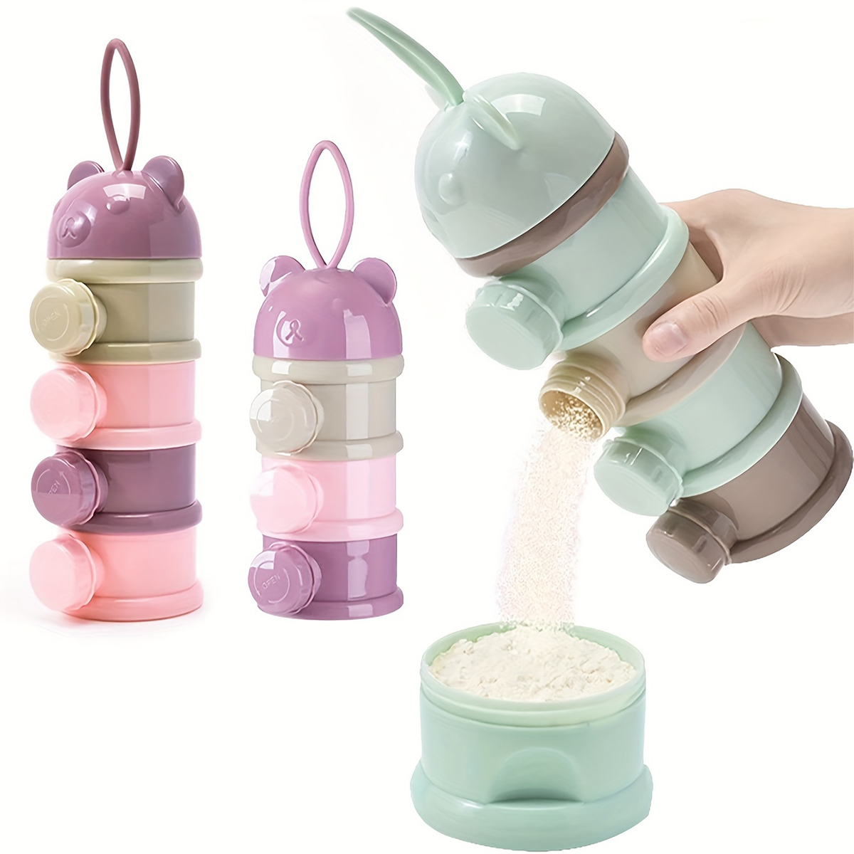 Wadah Susu Bubuk Bayi Kapasita - Snack Container Travel ulasan dan harga