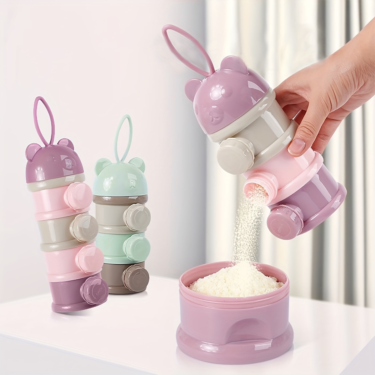 Wadah Susu Bubuk Bayi Kapasita - Snack Container Travel ulasan dan harga