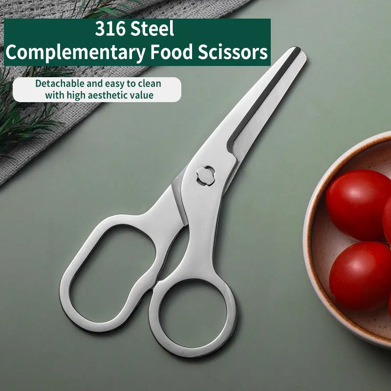 Gunting Makanan Bayi Desain Da - Baby Food Scissors ulasan dan harga
