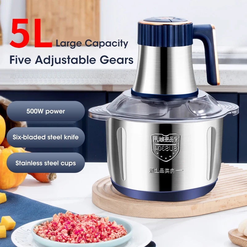 Penggiling Daging Listrik 5L,  - Baby Food Mill ulasan dan harga