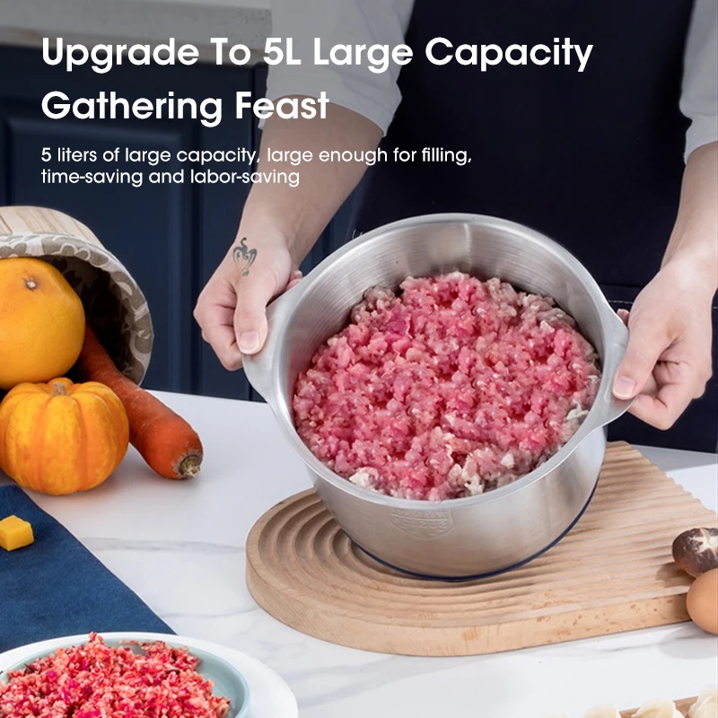 Penggiling Daging Listrik 5L,  - Baby Food Mill ulasan dan harga