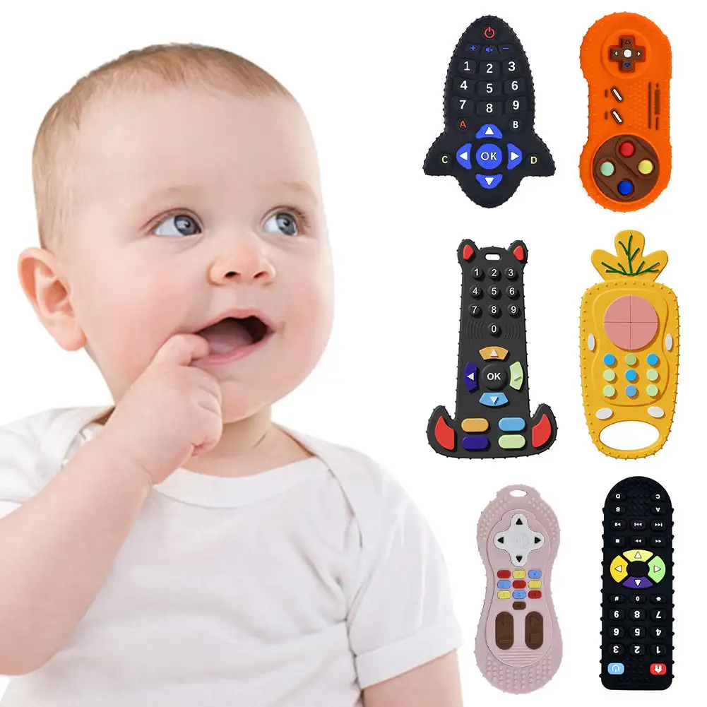 Mainan Teether silikon bayi, m - Baby Food Teether ulasan dan harga