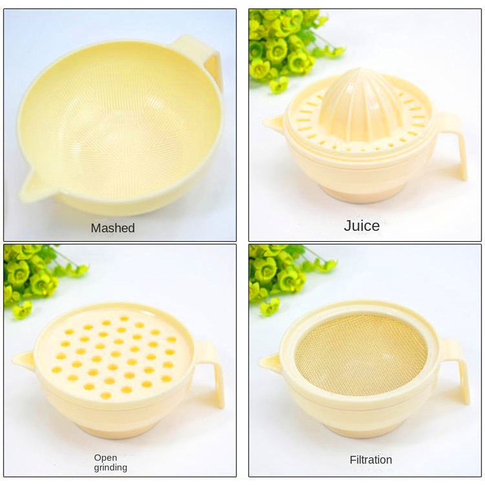7Pcs Set Mangkuk Penggiling Ma - Baby Food Bowl ulasan dan harga