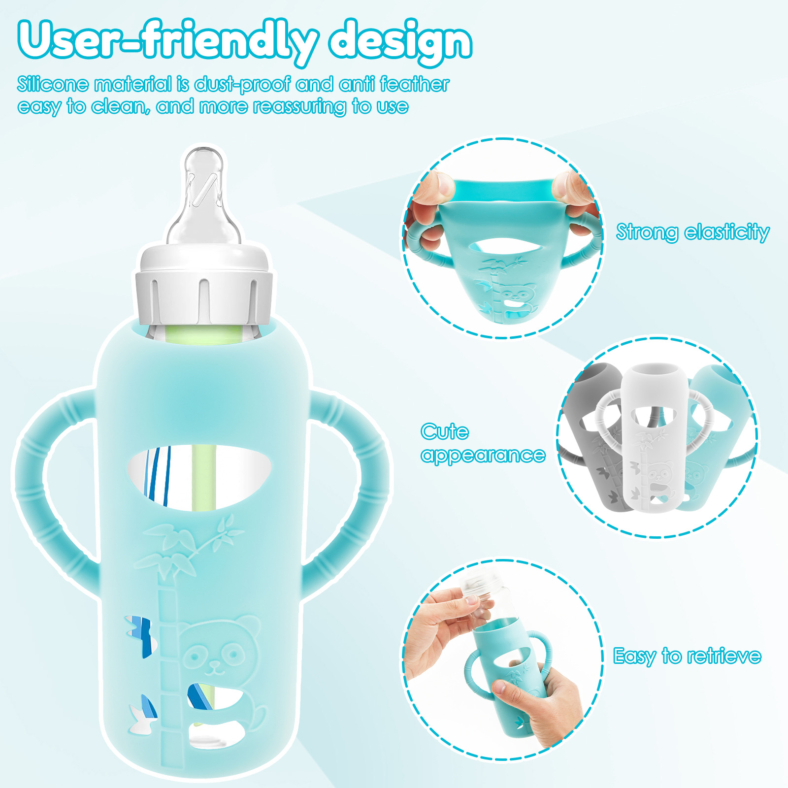 3 Buah Sarung Botol Bayi denga - Baby Food Zip Lock Bag ulasan dan harga