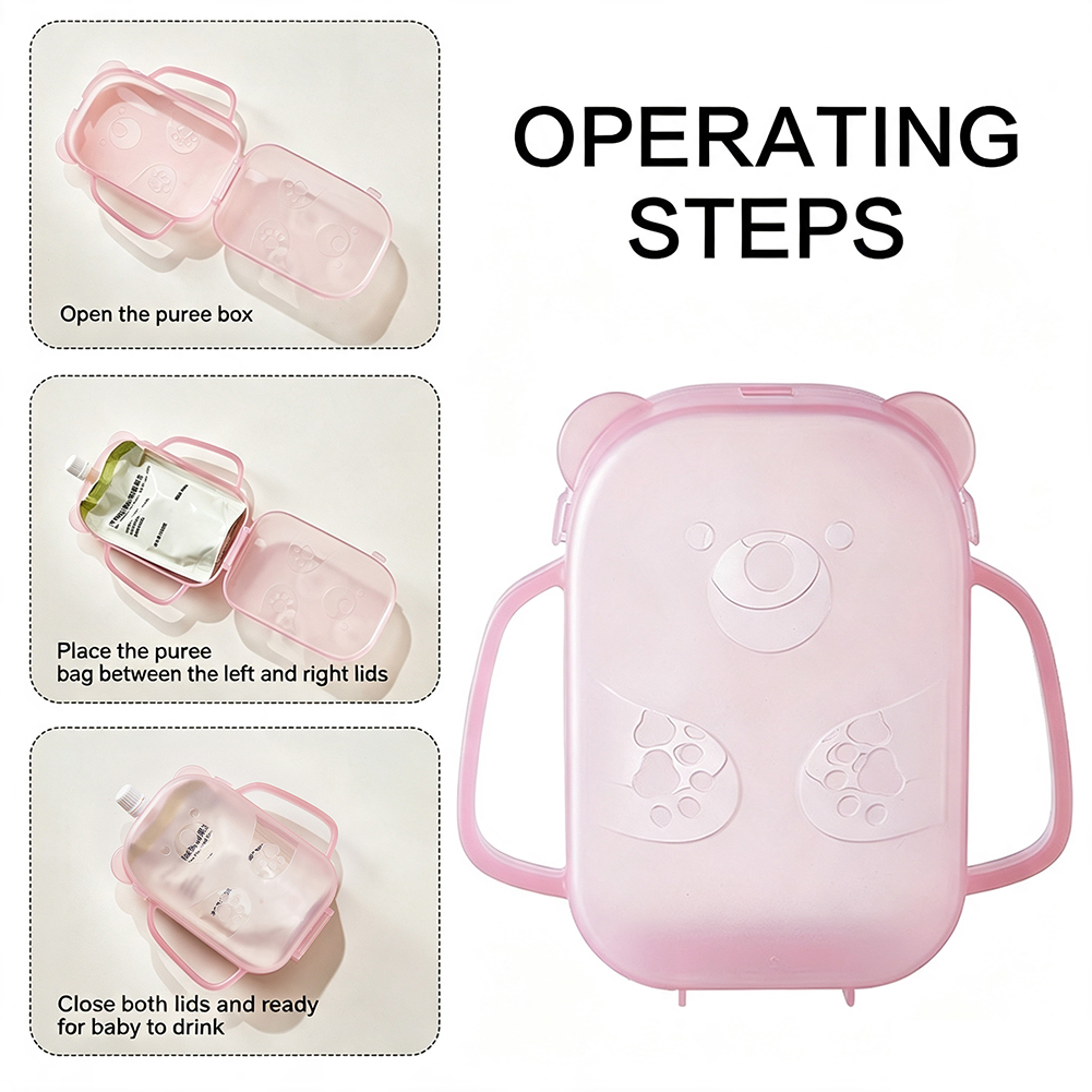 Squeeze Proof Pouch Holder Foo - Baby Food Diet ulasan dan harga