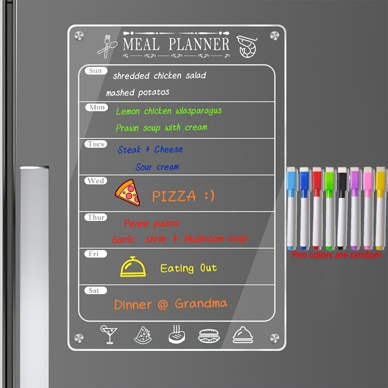 Papan Menu Akrilik untuk Dapur - Baby Food Schedule ulasan dan harga