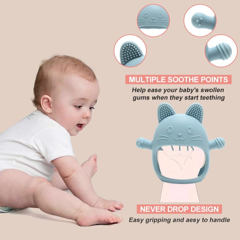 1 Buah Mainan Sarung Tangan Te - Baby Food Teether ulasan dan harga