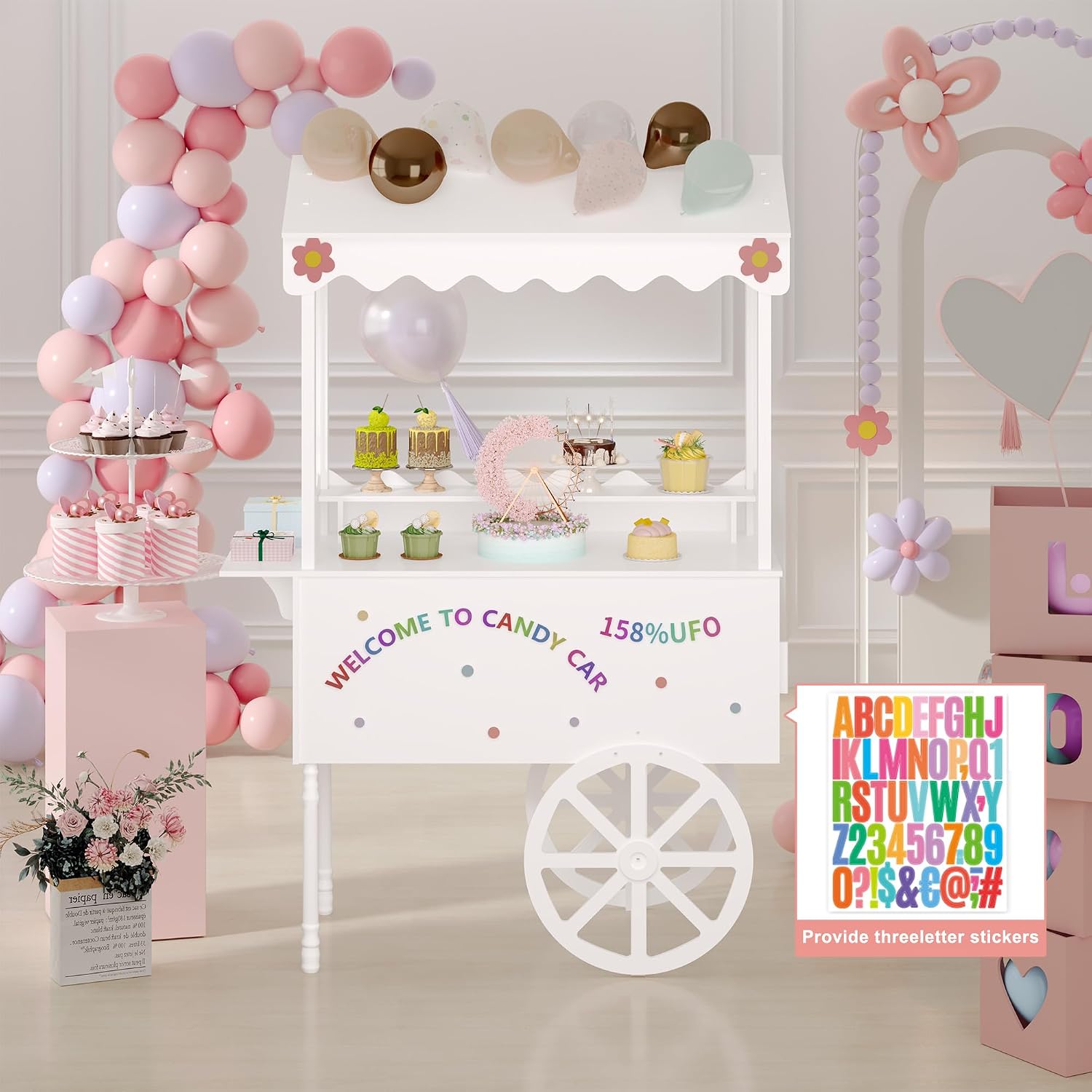 Gerobak Permen untuk Pesta, Ge - Baby Food Dessert ulasan dan harga