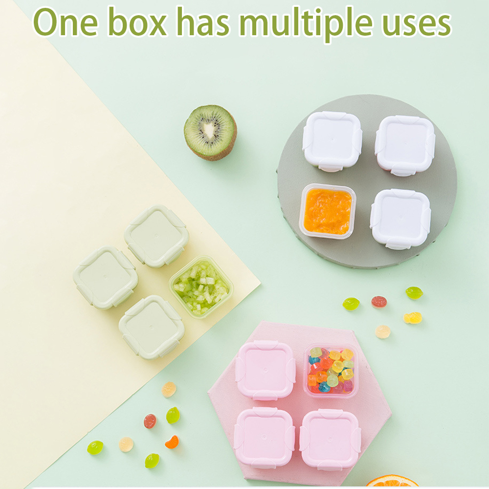 4 buah wadah penyimpanan makan - Baby Food Bowl ulasan dan harga
