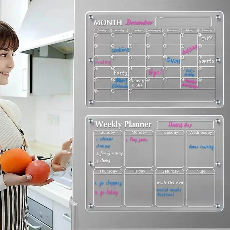 Stiker Magnet kulkas kalender  - Baby Food Schedule ulasan dan harga