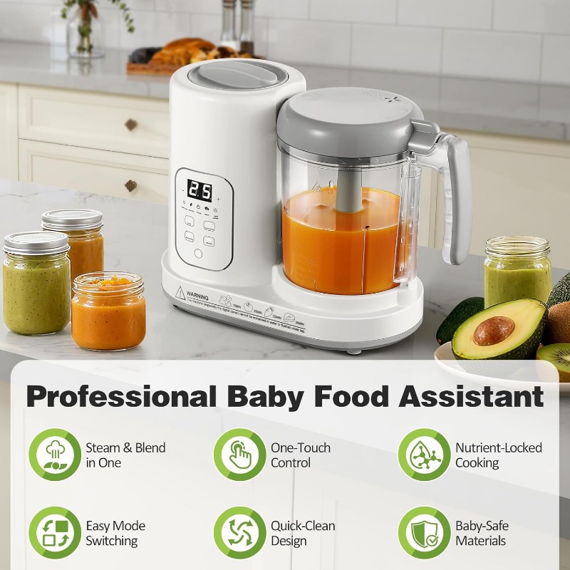 Pembuat Makanan Bayi Steamer B - Baby Food Diet ulasan dan harga