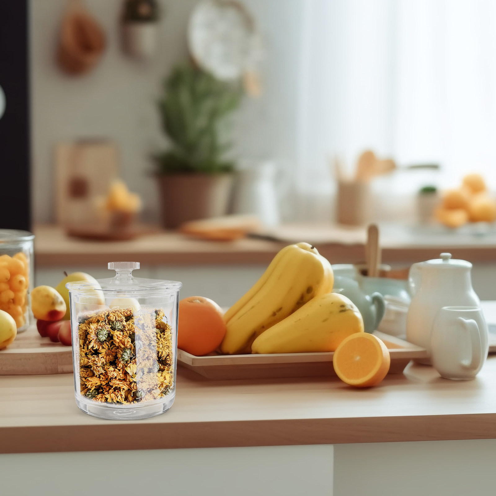 Stoples Penyimpanan Teh Transp - Snack Container Travel ulasan dan harga