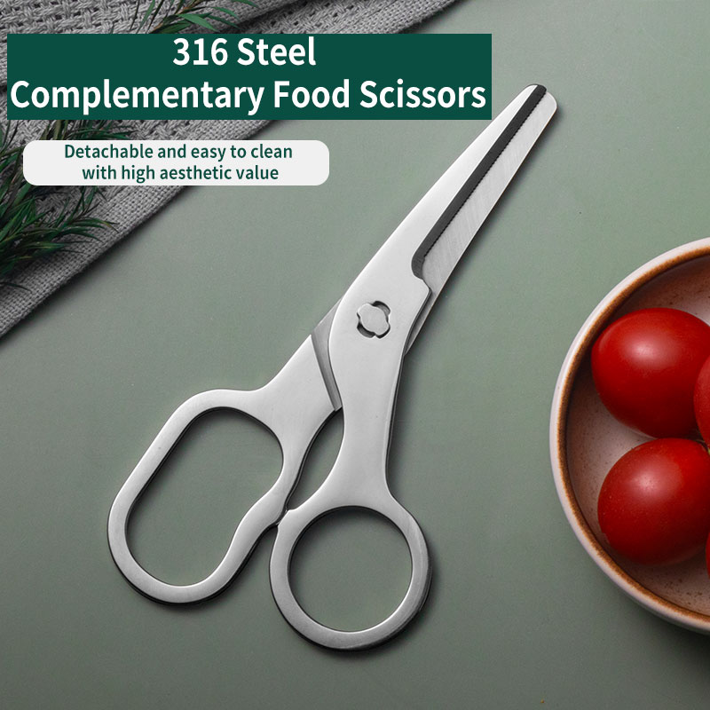 Gunting Makanan Bayi TUPI - Ba - Baby Food Scissors ulasan dan harga