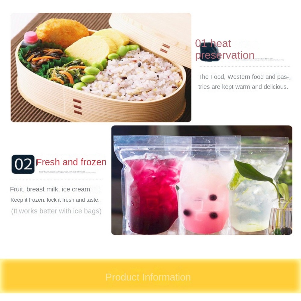 Tas makan siang terisolasi kai - Baby Food Zip Lock Bag ulasan dan harga