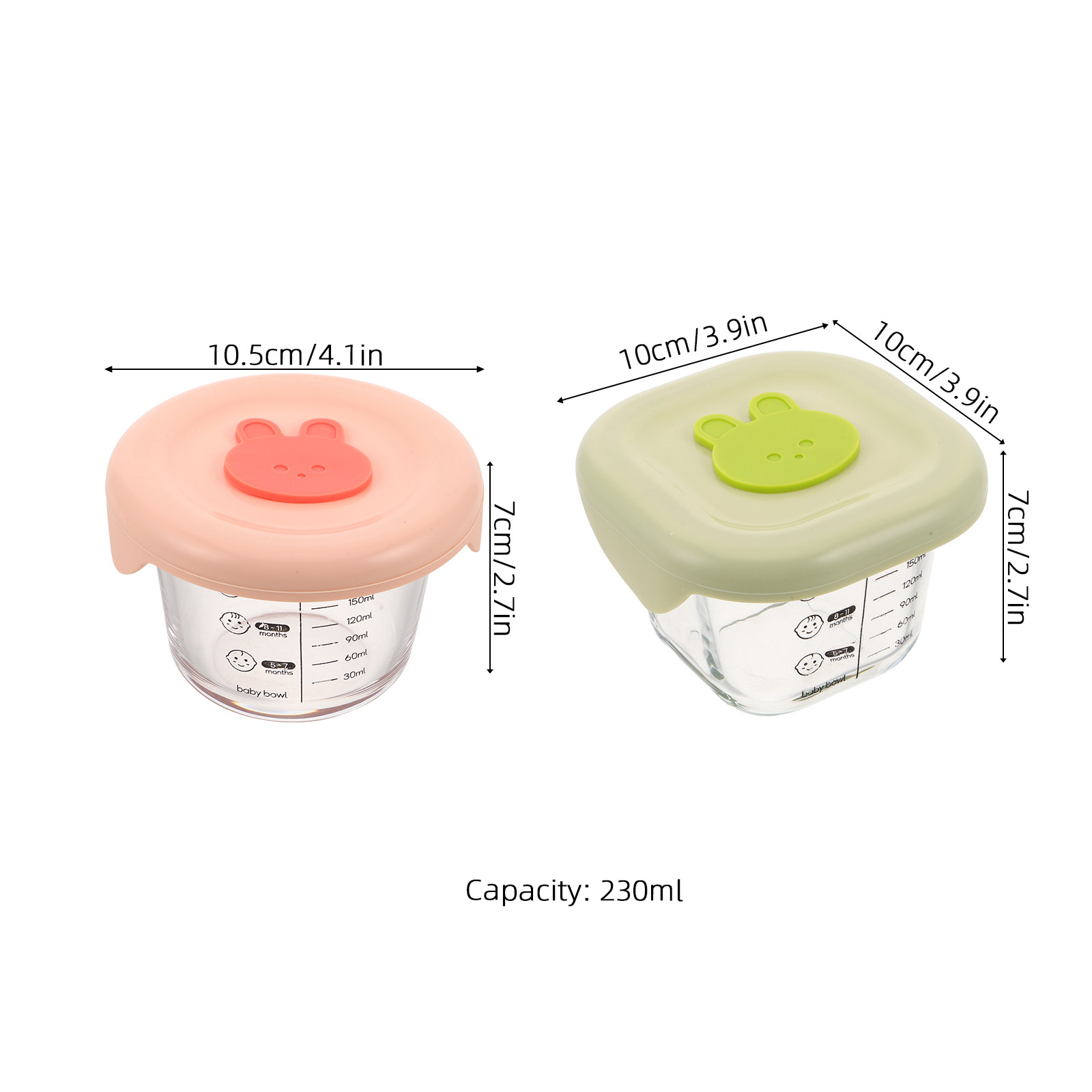 2 Buah Wadah Penyimpanan Makan - Snack Container Travel ulasan dan harga