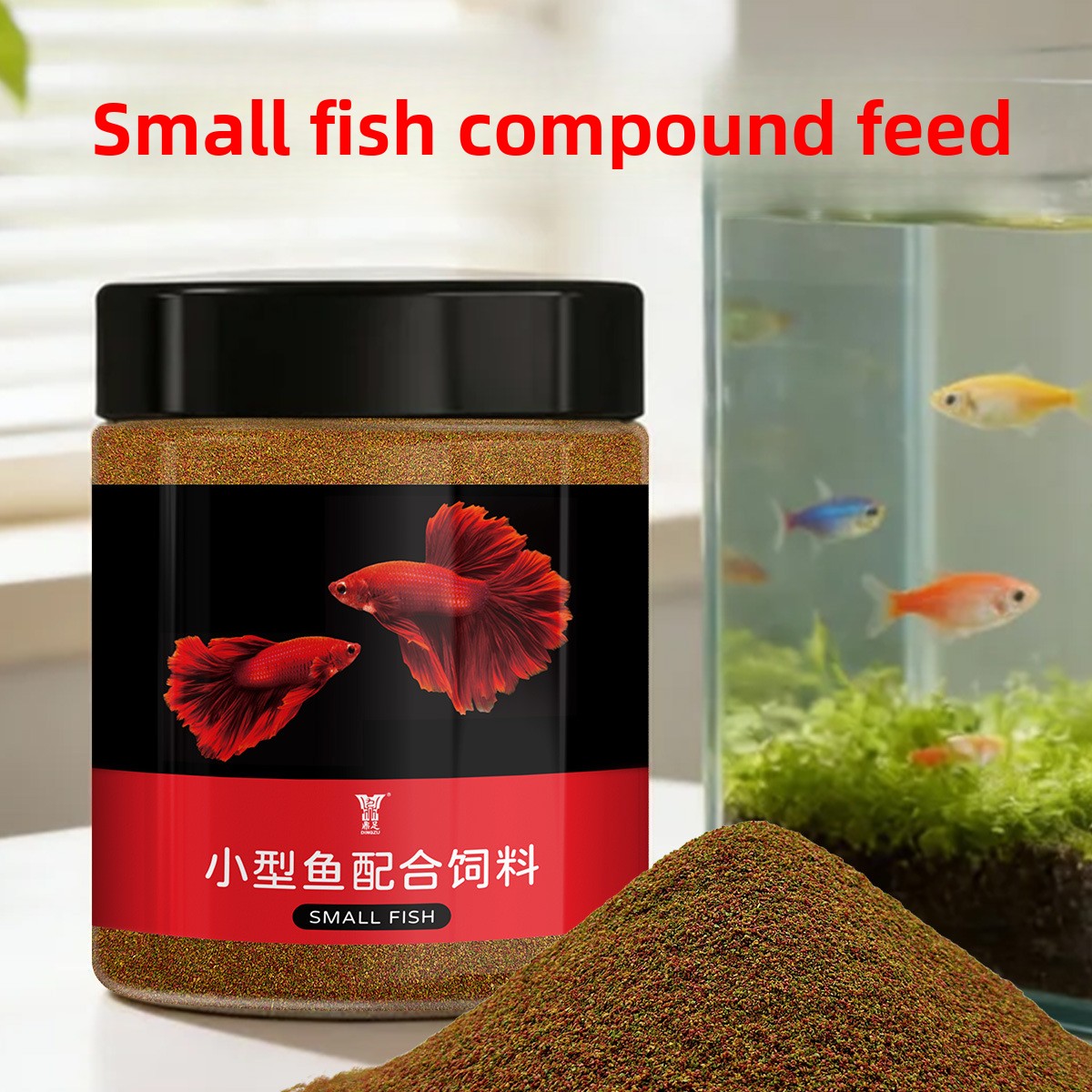 DINGZU Makanan Ikan Nano Tropi - Baby Food With Protein ulasan dan harga