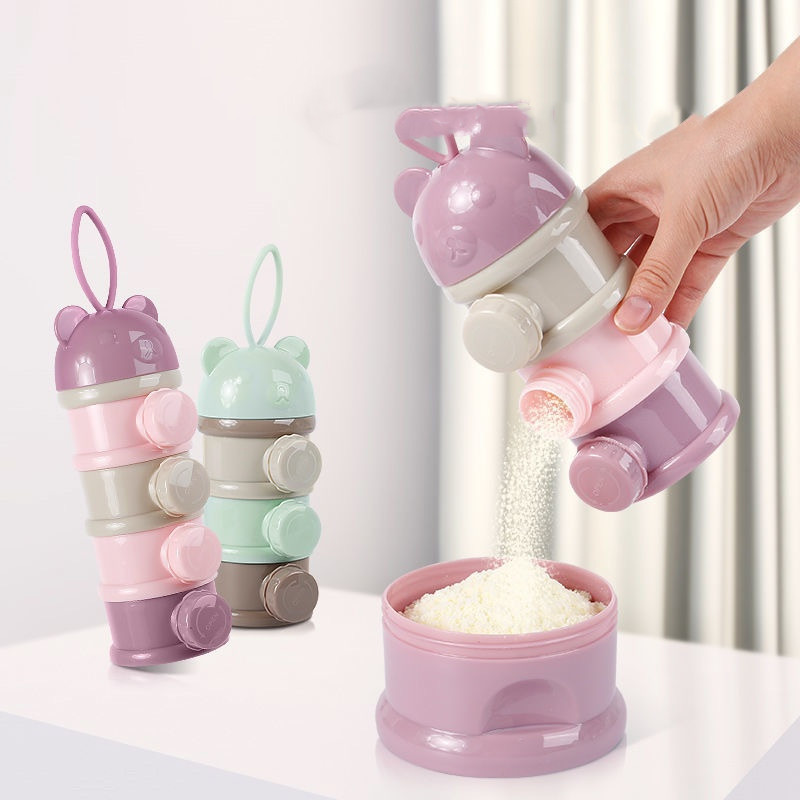 Wadah Susu Bubuk Bayi Beruang  - Baby Food Diet ulasan dan harga