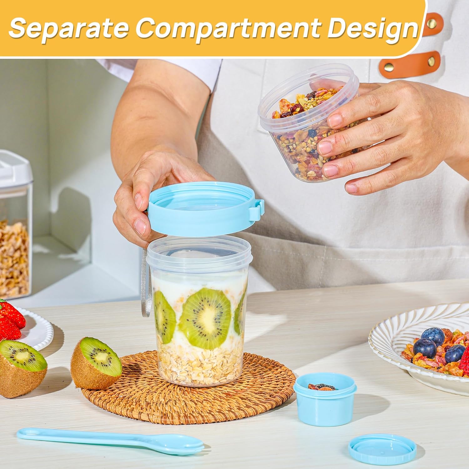 Cangkir Yogurt Parfait Salad 2 - Baby Food On The Go ulasan dan harga