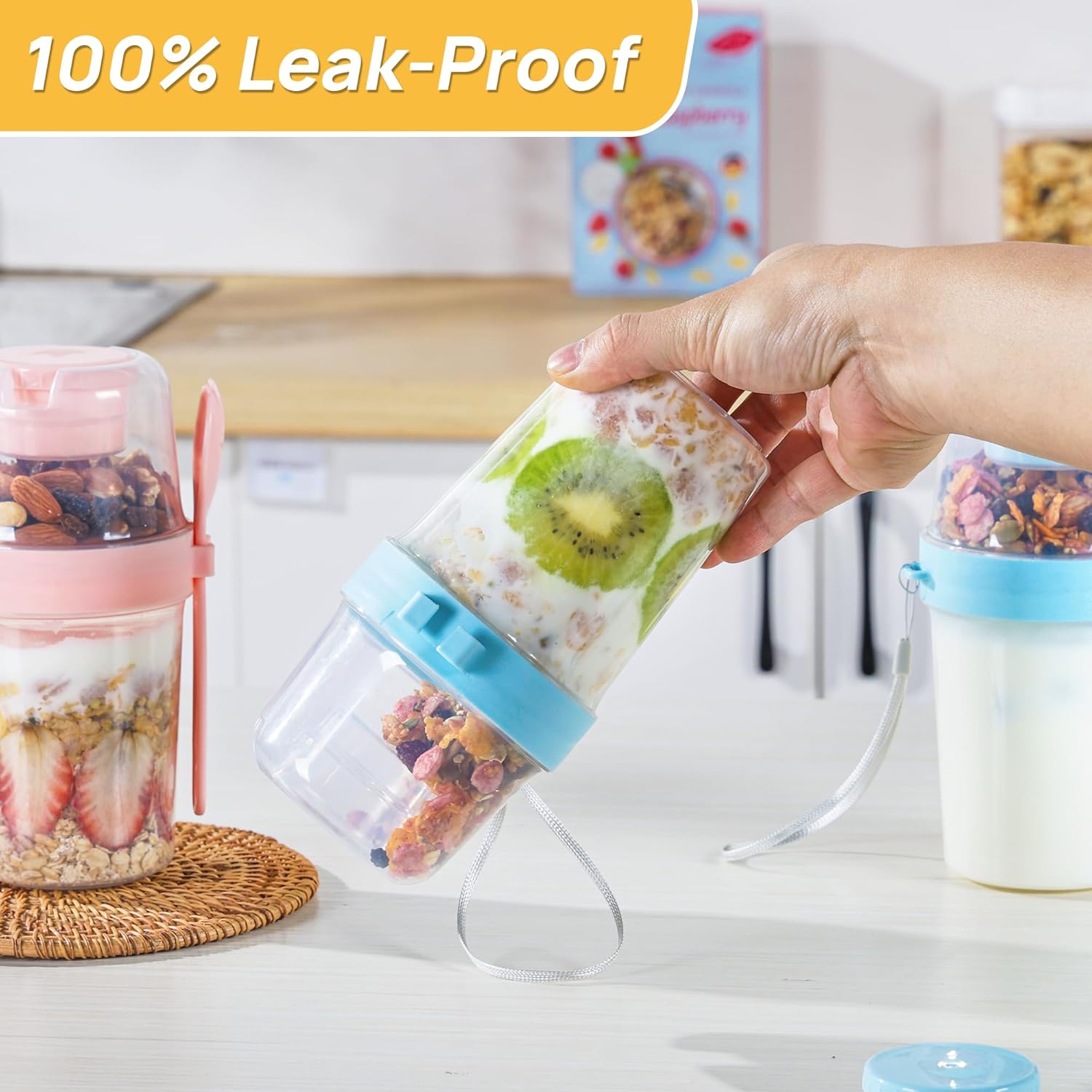 Cangkir Yogurt Parfait Salad 2 - Baby Food On The Go ulasan dan harga